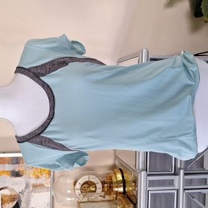 Lululemon Stretchy Cap Sleeve Top Adjustable Toggle Waist Size 8